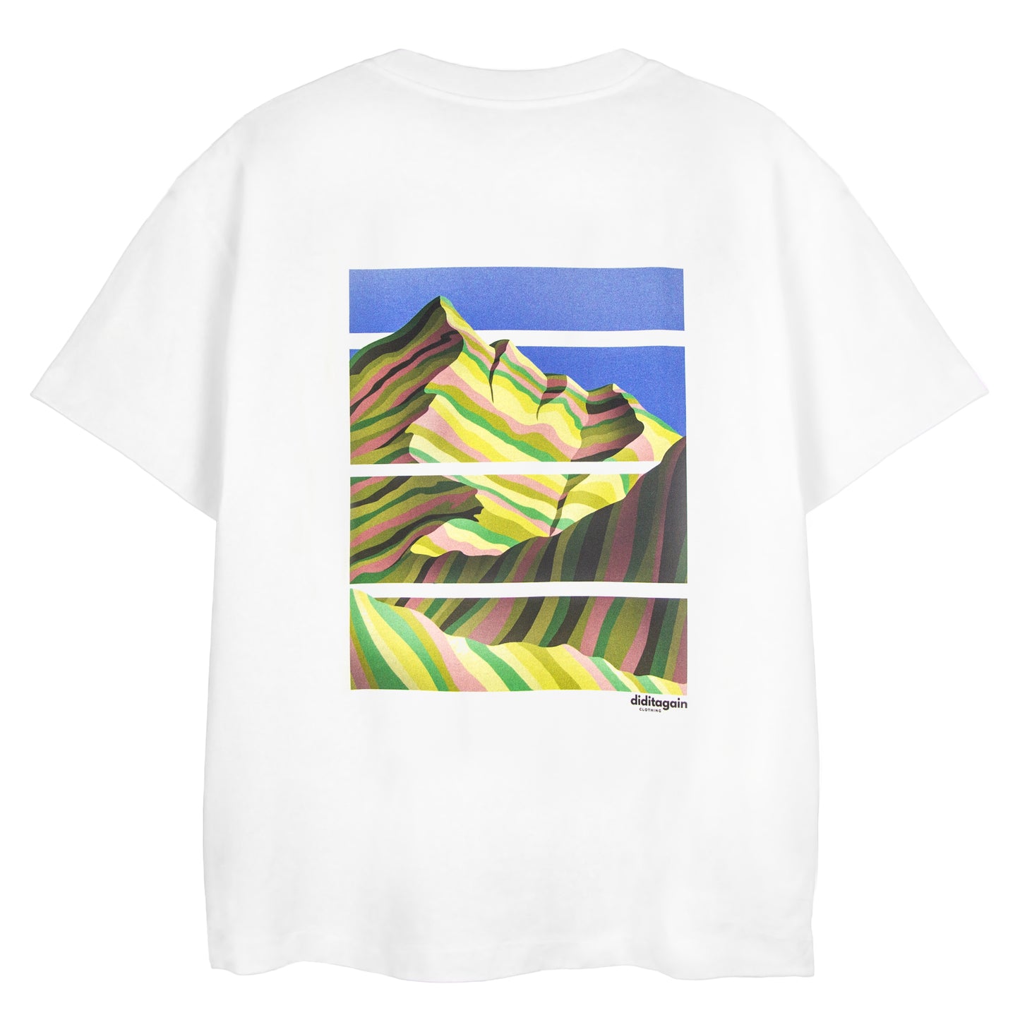 STRIPED MOUNTAINS T-SHIRT