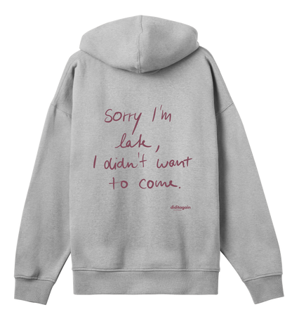 SORRY I'M LATE HOODIE