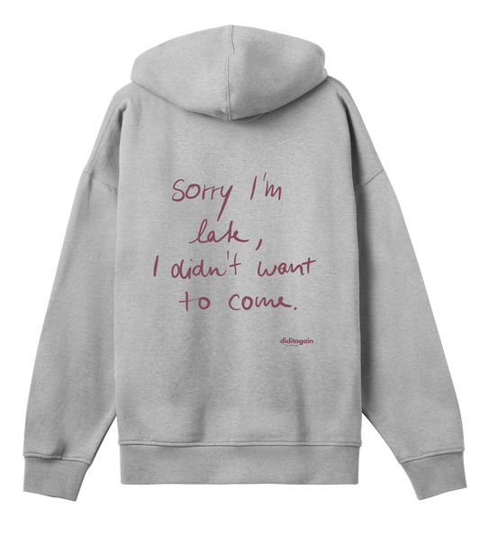 SORRY I'M LATE HOODIE